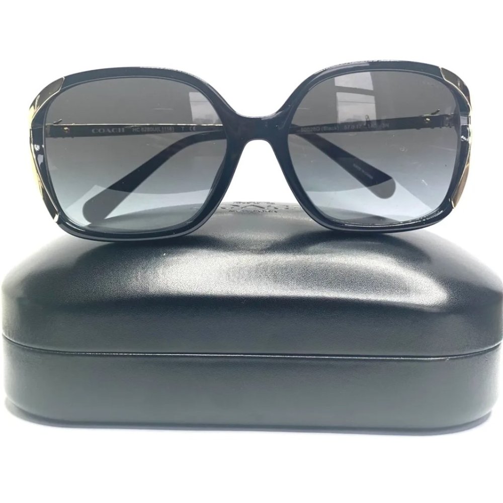 BLACK GRADIENT COACH SUNGLASSES
